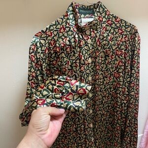 Harve Benard Vintage Silk Button up